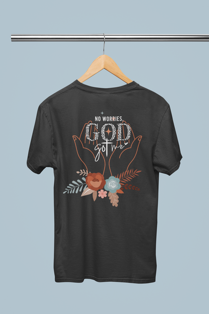 "IN GOD'S HANDS" 100% Cotton Short-Sleeve T-Shirt