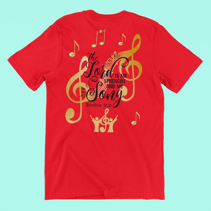 "Sing For The Lord" 100% Cotton Short-Sleeve T-Shirt